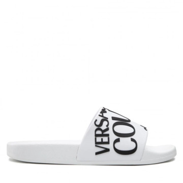 Versace Jeans Couture Witte Versace Slippers Versace Jeans Couture , White , Dames - 35 Eu,38 Eu,41 EU