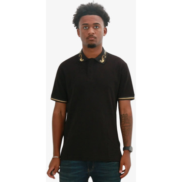 Versace Jeans Heren polo zwart barok - S