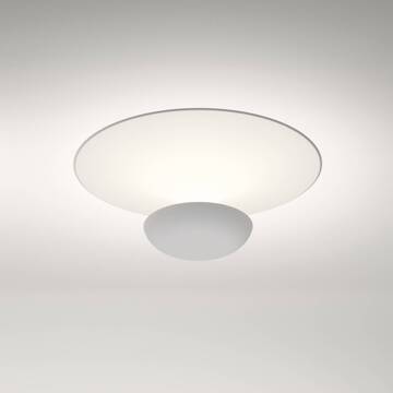 Vibia LED plafondlamp Funnel, wit, aluminium, Ø 35 cm, 2.700K
