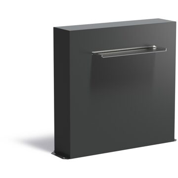 Vijvermuur aluminium vrijstaand 100x25x100cm.