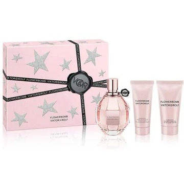Viktor & Rolf Geschenkset Viktor & Rolf Flowerbomb Gift Set 40 ml + 50 ml + 100 ml