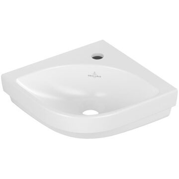 Villeroy & Boch Hoekfontein Villeroy & Boch Subway 3.0 CeramicPlus Zonder Overloop 39.5x14.5 cm Stone White Villeroy & Boch