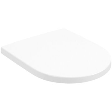 Villeroy & Boch Subway 3.0 closetzitting met softclose en quickrelease Mat Stone White 8M42S1RW Stone White mat