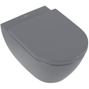 Villeroy & Boch Wandcloset Villeroy & Boch Subway 2.0 Diepspoel Zonder Spoelrand Grafiet Villeroy & Boch