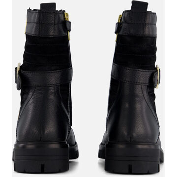 Vingino Britt Biker boots zwart Leer - 35,36,37,38,39
