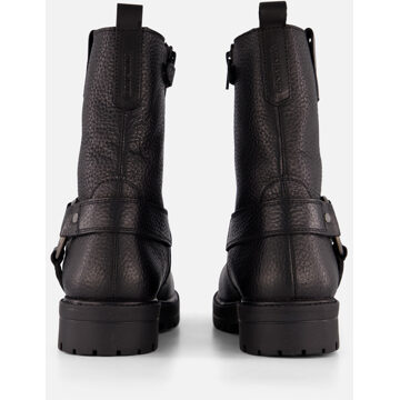 Vingino Carice Biker boots zwart Leer - 35,36,37,38,39