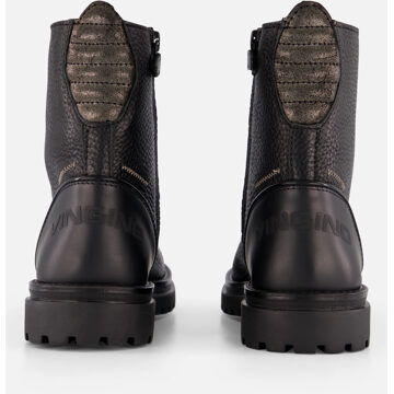 Vingino Shirley Biker boots zwart Leer - 35,37,38,39