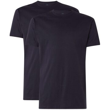 Virginia Navy Ronde Hals Heren T-shirt 2-Pack - M