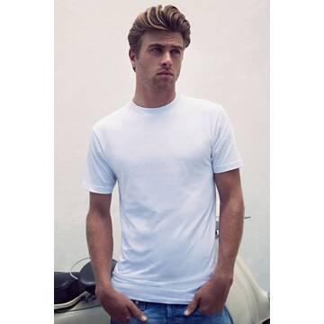 Virginia Wit Ronde Hals Heren T-shirt 2-Pack - M