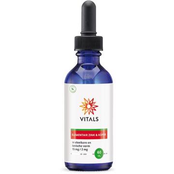 Vitals Elementair Zink & Koper 60 ml