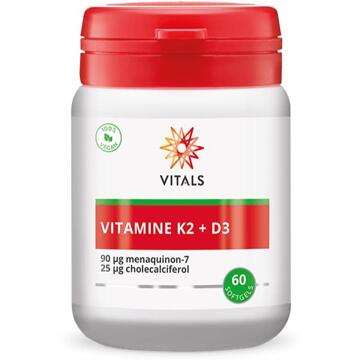 Vitals Vitamine K2 + D3 Vegan - 60 Softgels