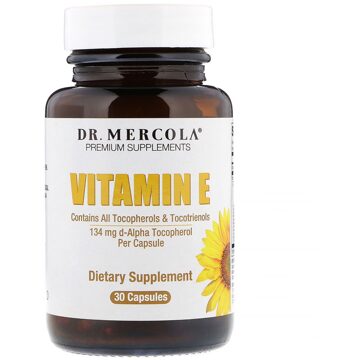 Vitamine E tocoferolen & tocotriënolen (30 Licaps Capsules) - Dr Mercola