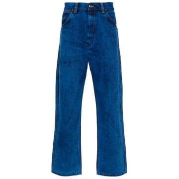Vivienne Westwood Blauwe Acid Wash Denim Jeans Vivienne Westwood , Blue , Heren - W31,W26,W30,W32