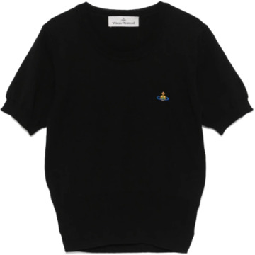 Vivienne Westwood Zwarte Bea Top, Stijlvol en Chic Vivienne Westwood , Black , Dames - L,M,S,Xs