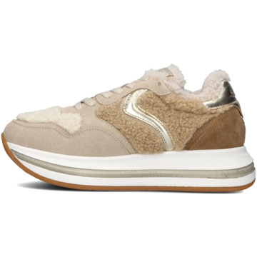 Voile blanche Bruine Dames Sneakers Melany Voile Blanche , Brown , Dames - 38 Eu,40 Eu,39 EU