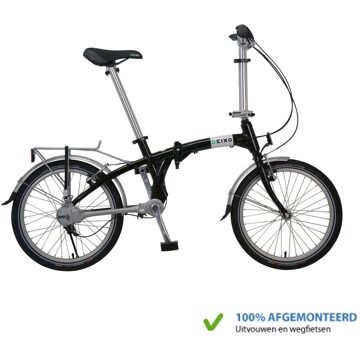 Vouwfiets Compact met cardanas Zwart