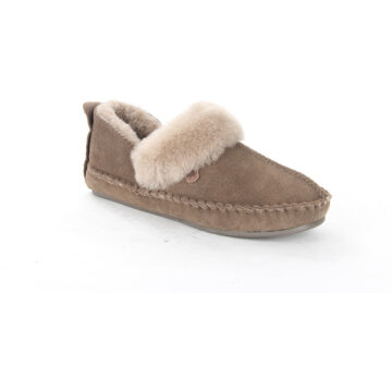 Warmbat Dames Pantoffels Polarfox Women Suede - Groen - Maat 36