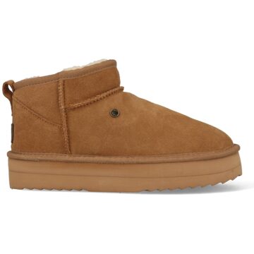 Warmbat Durack Plateau Enkellaarsjes cognac - 40,39,38,37,44,43,42,41,36