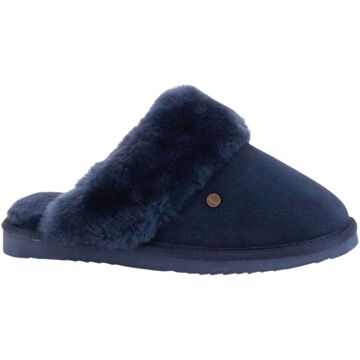 Warmbat Flurry Suede Dames Pantoffels - Dark navy - Maat 41