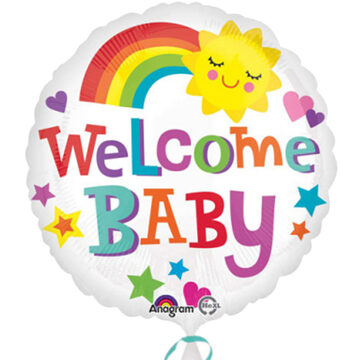 Welcome Baby Bright Bold