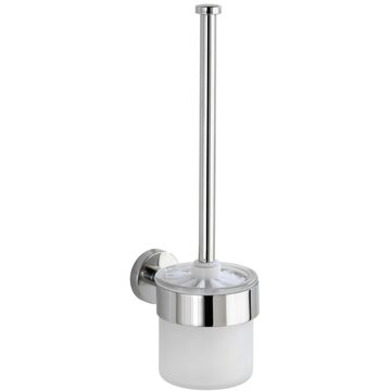 Wenko Toiletborstelhouder Bosio 35 X 14 Cm Rvs Zilver Zilverkleurig