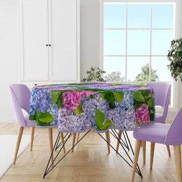 Wicotex Tafelzeil rond wilder mosaics - 160cm Multikleur