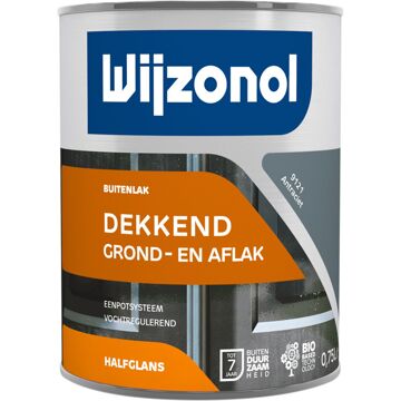 Wijzonol Dekkend Halfglans - 0,75l - 9121 - Antraciet