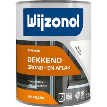 Wijzonol Dekkend Halfglans - 0,75l - 9235 - Roomwit