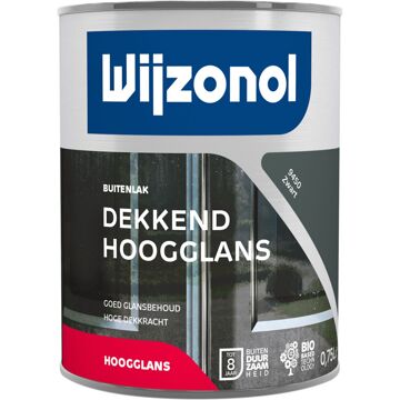 Wijzonol Dekkend Hoogglanslak - 0,75l - 9450 - Zwart