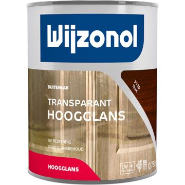 Wijzonol Transparant Hoogglanslak - 0,75l - 3120 - Teak
