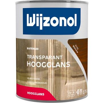 Wijzonol Transparant Hoogglanslak - 0,75l - 3135 - Mahonie