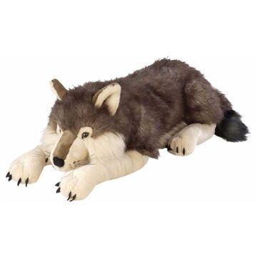 Wild Republic pluchen baby wolf - 76 cm Bruin