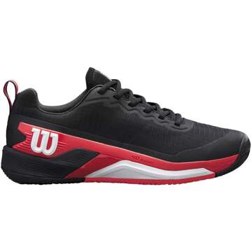 Wilson Rush Pro 4.5 Tennisschoenen Heren-Zwart,Rood - 45 1/3