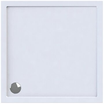 Wisa Maia Douchebak H5xB80xL90cm afvoer 90mm rechthoek Acryl Wit