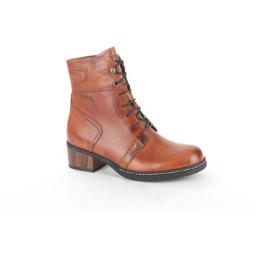 Wolky Red Deer comfort veterboot - Dames - Maat 37 - Cognac