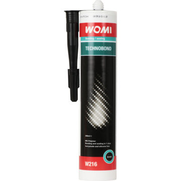 Womi Technobond Womi elastische montagelijm - Zwart - 290ml