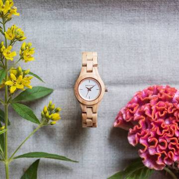 WoodWatch De officiële WoodWatch | Blossom | Houten horloge dames