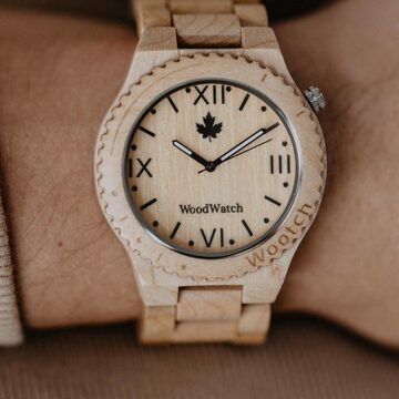 WoodWatch Houten Horloge Wootch Maple Beige