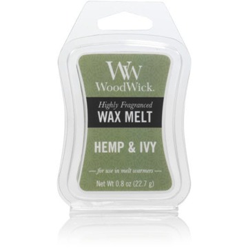 WoodWick Geurkaarsen WoodWick Mini Wax Smelt Hennep En Klimop 22,7 g