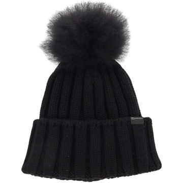 Woolrich Gezellige Pom Pom Muts Woolrich , Black , Dames - M,S