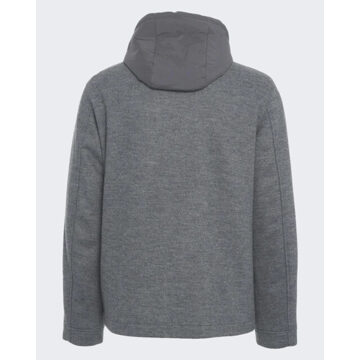 Woolrich Heren knitted wool shirt jacket Grijs - L