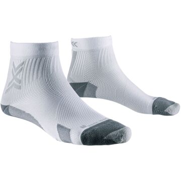 X-Socks Run Discover Ankle Sokken Senior wit - grijs - 35-38