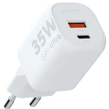 Xtorm GaN2-Ultra Charger 35W 1xUSB-C USB-A Oplader Wit
