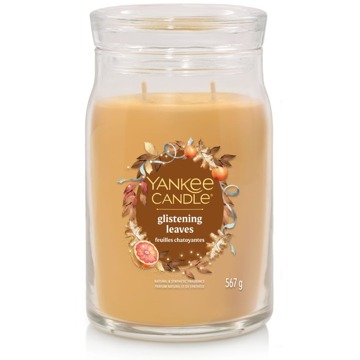 Yankee Candle Geurkaarsen Yankee Candle Glistening Leaves Signature Large Jar 567 g