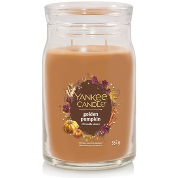 Yankee Candle Geurkaarsen Yankee Candle Signature Large Jar Golden Pumpkin 567 g