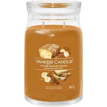 Yankee Candle Geurkaarsen Yankee Candle Signature Large Jar Spiced Banana Bread 567 g