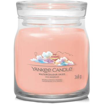 Yankee Candle Geurkaarsen Yankee Candle Signature Medium Jar Watercolour Skies 368 g
