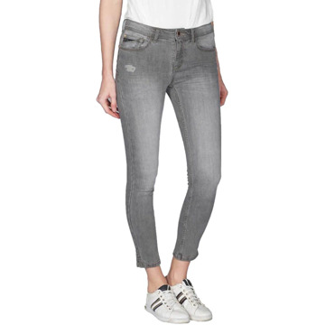 Yes Zee Denim Jeggings met Distressed Front YES ZEE , Gray , Dames - W30,W28,W26,W27,W25