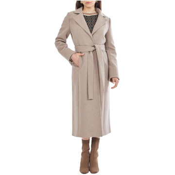 Yes Zee Elegante Duifgrijze Jas YES ZEE , Gray , Dames - L,M,S