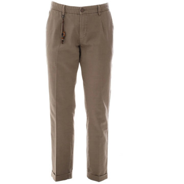 Yes Zee Katoenen Chino Broek met Decoratief Koord YES ZEE , Brown , Heren - W34,W30,W31